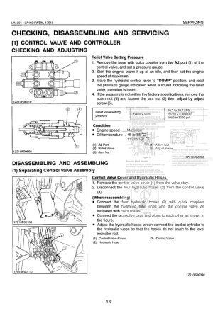 Photo 6 - Kubota LA1301 LA1601 Workshop Manual Front Loader 97897-17010 in PDF