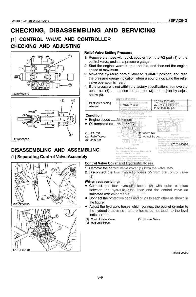 Photo 1 - Kubota LA1301 LA1601 Workshop Manual Front Loader 97897-17010 in PDF