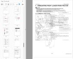Photo 4 - Kubota LA1403AU Workshop Manual Front Loader 9Y111-05460 in PDF