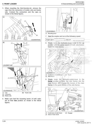 Photo 2 - Kubota LA344 LA344S Workshop Manual Front Loader in PDF