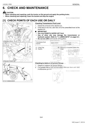 Photo 3 - Kubota LA434AU Workshop Manual Front Loader 9Y111-13490 in PDF