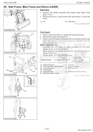 Photo 8 - Kubota LA525 LA765 Workshop Manual Front Loader in PDF