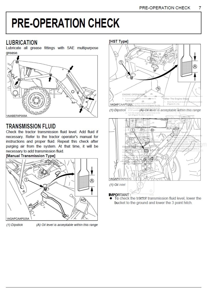 Photo 1 - Kubota LA525 Operators Manual Front Loader 7J294-6911-2 in PDF