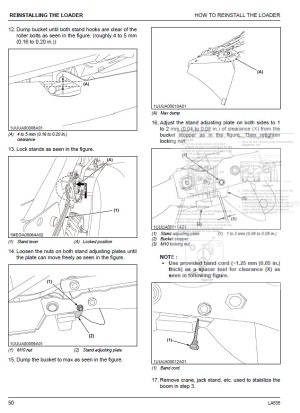 Photo 5 - Kubota LA535 Operators Manual Front Loader 7J066-6912-2 in PDF