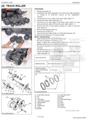 Photo 3 - Kubota M126XDTPC Workshop Supplement Manual Tractor in PDF