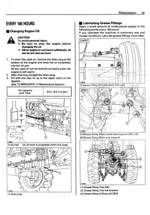 Photo 5 - Kubota M4700 M5400 Operators Manual Tractor 3A011-99713 in PDF