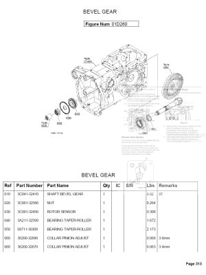 Photo 7 - Kubota M5040HDC Parts Book Tractor in PDF