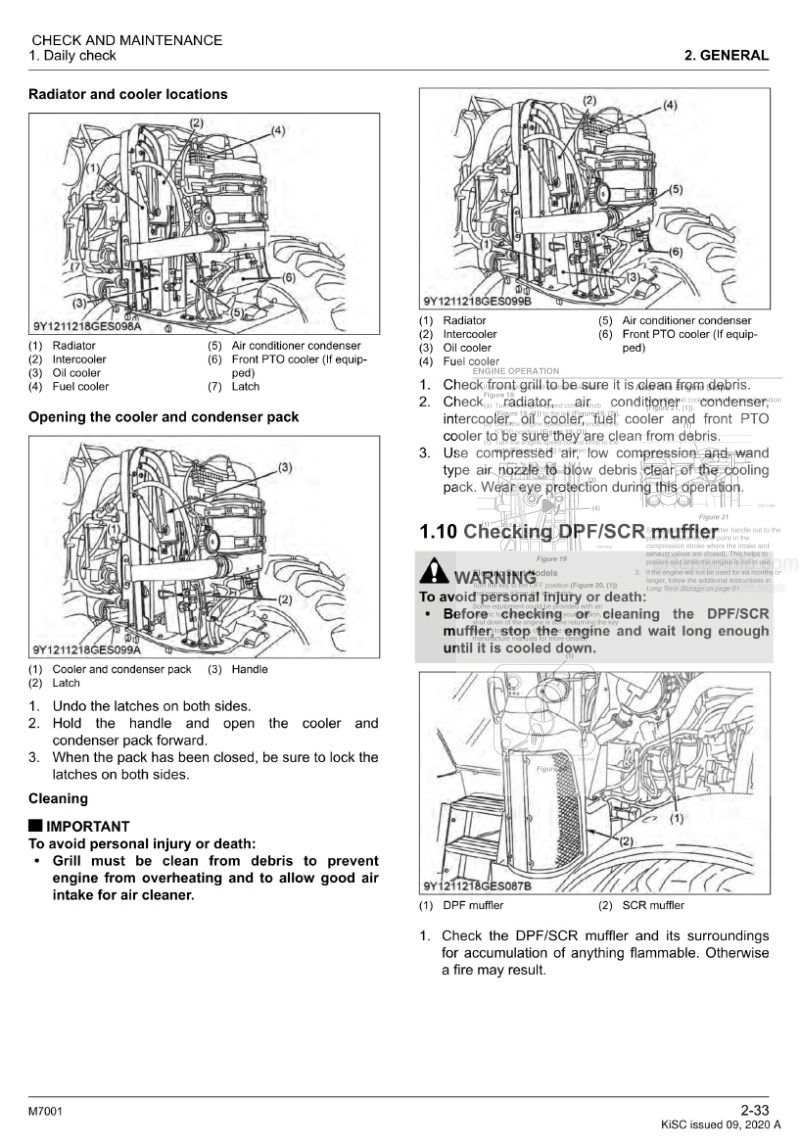 Photo 1 - Kubota M7-131 M7-151 M7-171 Workshop Manual Tractor 9Y111-12187 in PDF