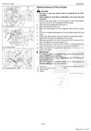 Photo 4 - Kubota M7040DT-SU Workshop Manual Tractor 9Y111-04573 in PDF
