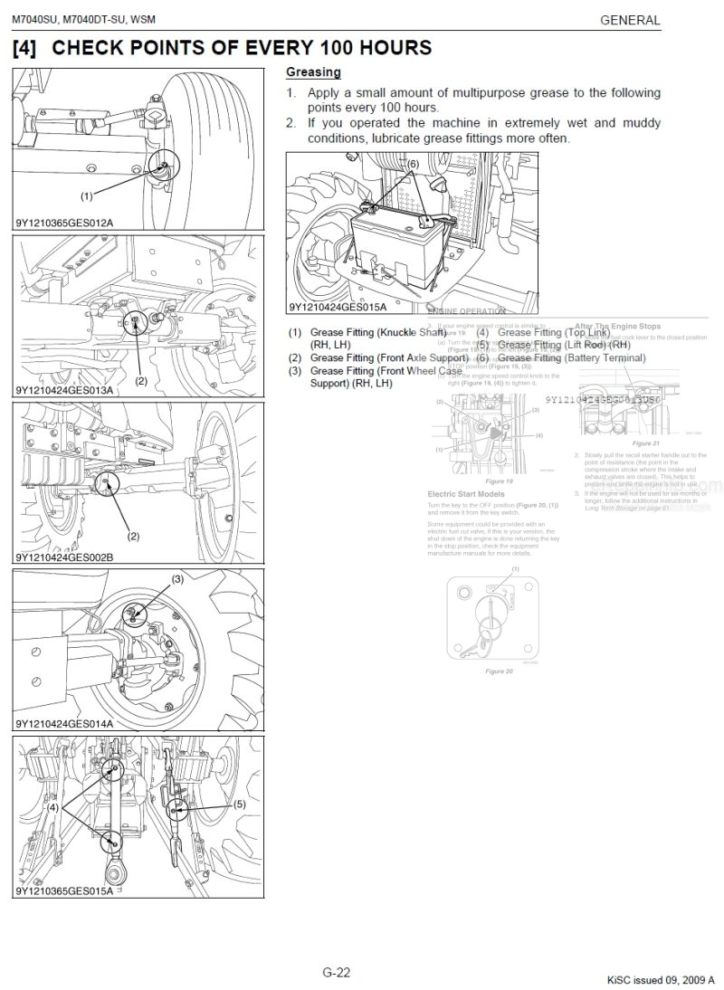 Photo 1 - Kubota M7040SU Workshop Manual Tractor in PDF