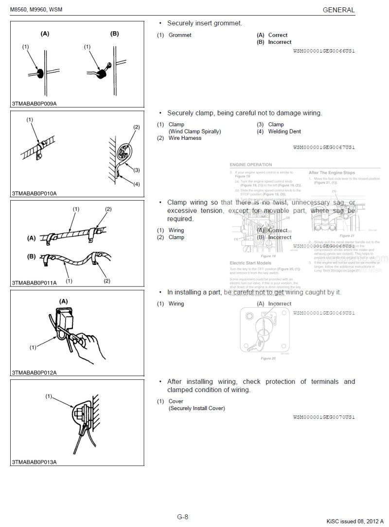 Photo 1 - Kubota M8560 M9960 Workshop Manual Tractor in PDF