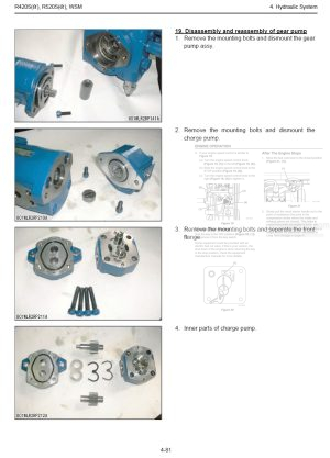 Photo 1 - Kubota R4520S R420A R520S R520A Workshop Manual Service Chapter Wheel Loader in PDF