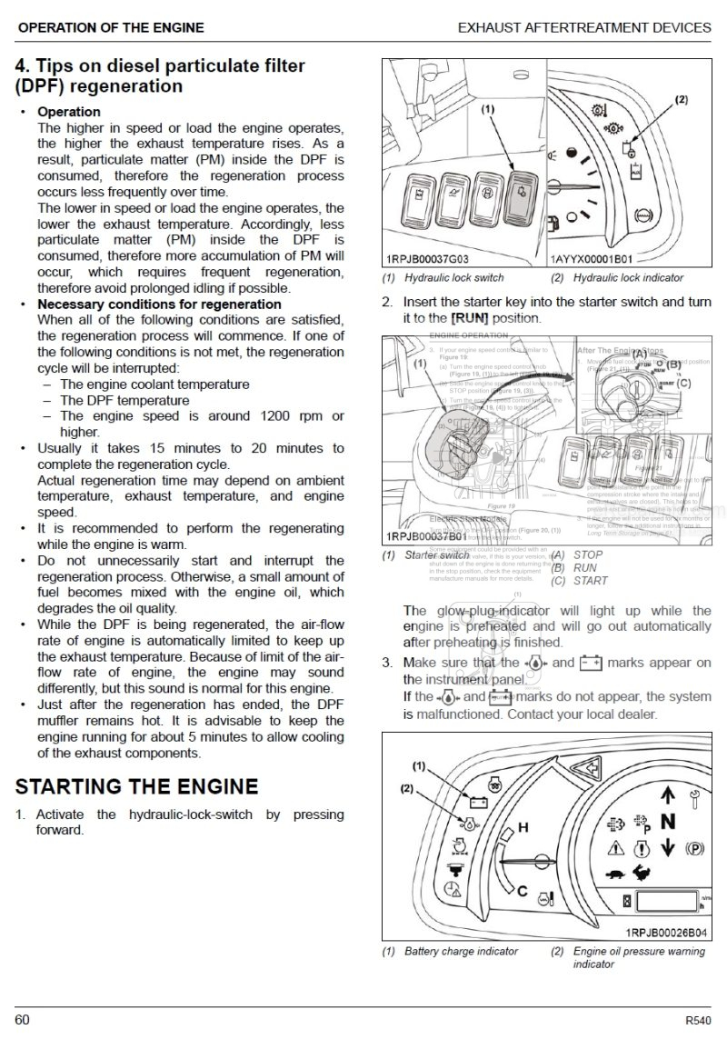 Photo 1 - Kubota R540 Operators Manual Wheel Loader R5533-8130-2 in PDF