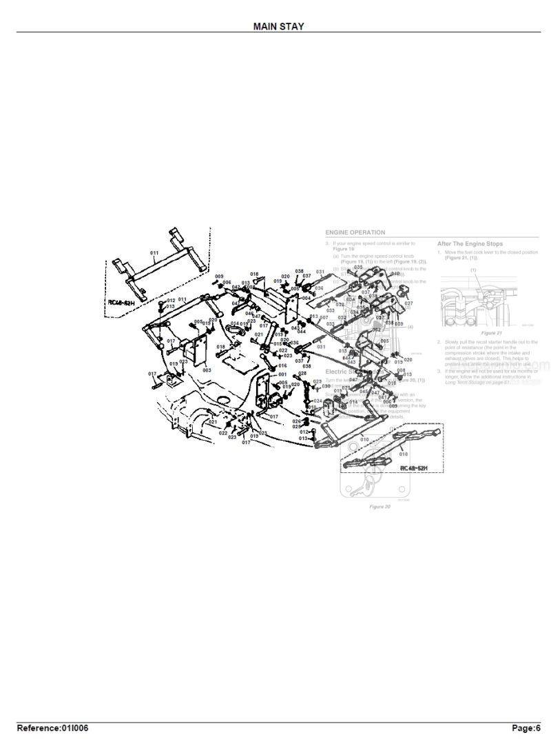 Photo 1 - Kubota RC60-72H Parts Book Mower in PDF