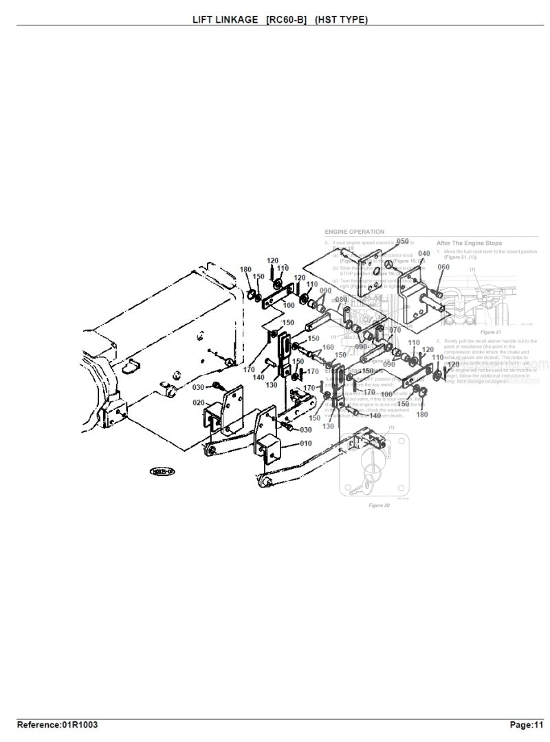 Photo 1 - Kubota RC60-B Parts Book Mower in PDF