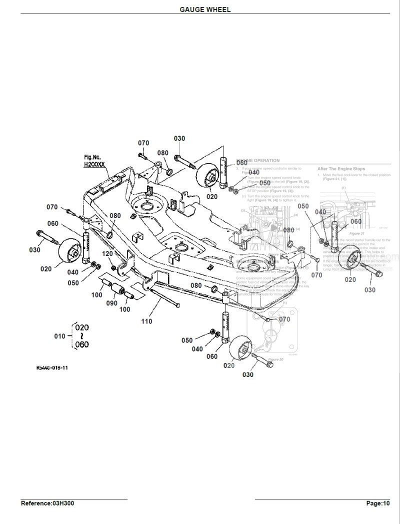 Photo 1 - Kubota RCK54-24G Parts Book Mower in PDF