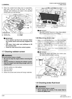 Photo 5 - Kubota RTV-XG850 Workshop Manual Utility Vehicle 9Y111-18024 in PDF