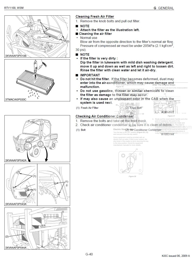 Photo 1 - Kubota RTV1100 Workshop Manual Utility Vehicle in PDF