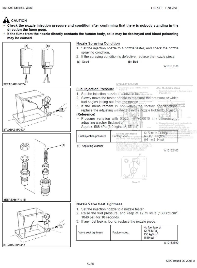 Photo 1 - Kubota SM-E2B Series Workshop Manual Diesel Engine in PDF