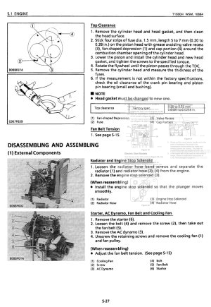 Photo 3 - Kubota T1600H Workshop Manual Mower in PDF