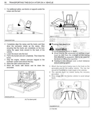 Photo 6 - Kubota U35-4 Operators Manual Compact Excavator RC788-8131-5 in PDF