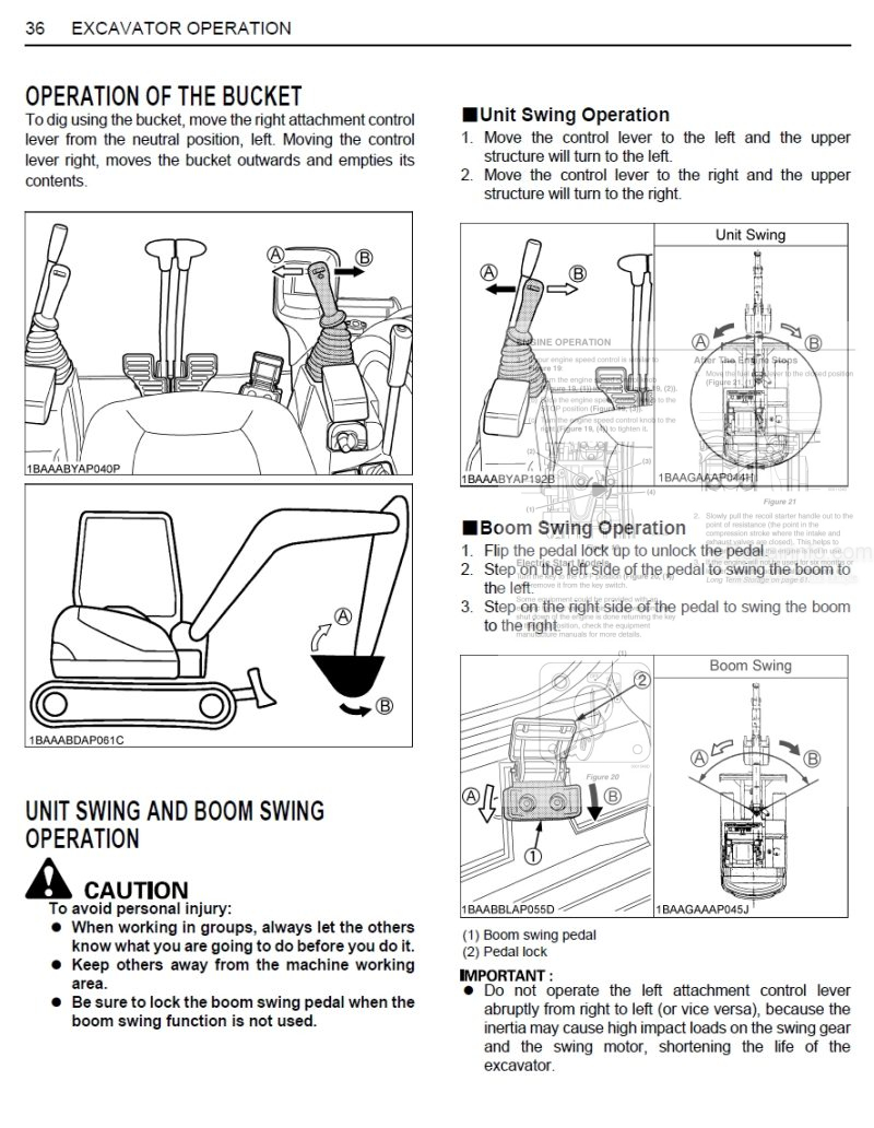 Photo 1 - Kubota U48-4 Operators Manual Compact Excavator RD458-8131-2 in PDF