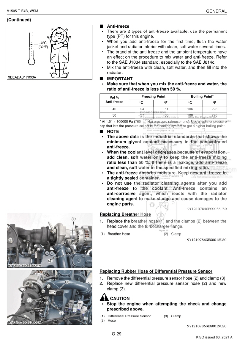 Photo 1 - Kubota V1505-T-E4B Workshop Manual Diesel Engine 9Y111-07864 in PDF