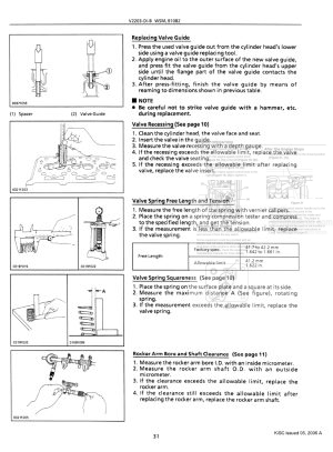 Photo 1 - Kubota V2003-T-B F2503-T-B Workshop Manual Diesel Engine in PDF