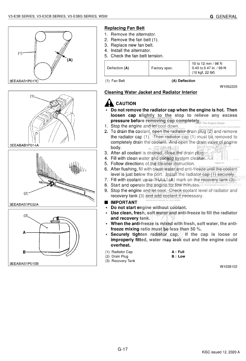 Photo 1 - Kubota V3-E3B V3-E3CB V3-E3BG Series Workshop Manual Diesel Engine 9Y111-01045 in PDF