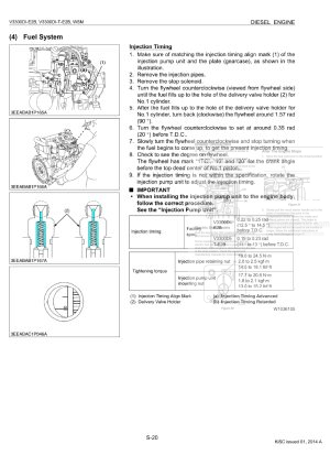 Photo 1 - Kubota V3300-E2B V3300-T-E2B Workshop Manual Diesel Engine in PDF