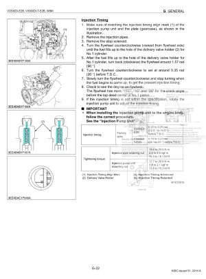 Photo 4 - Kubota V3300DI-E2B V3300DI-T-E2B Workshop Manual Diesel Engine 9Y011-02964 in PDF