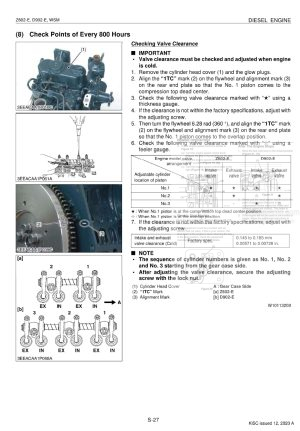 Photo 4 - Kubota Z602-E D902-E Workshop Manual Diesel Engine 9Y011-02185 in PDF