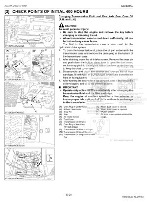Photo 2 - Kubota ZG222A ZG227A Workshop Manual Mower 9Y111-05934 in PDF