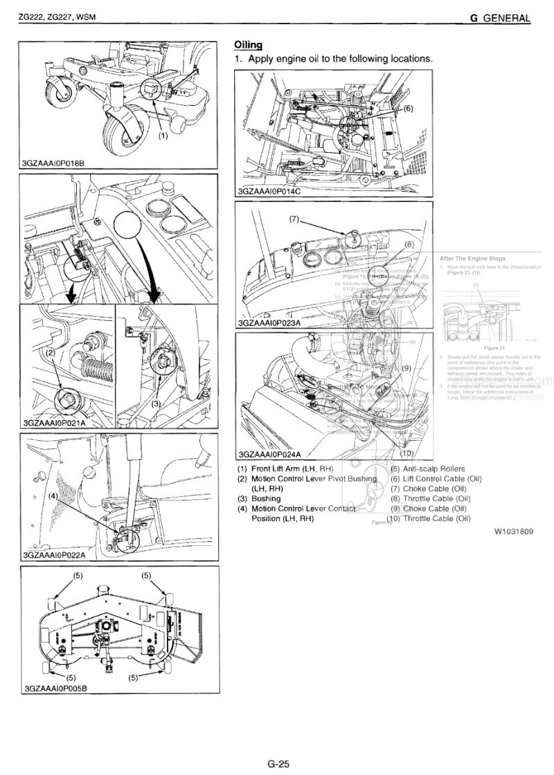 Photo 1 - Kubota ZG222 ZG227 Workshop Manual Zero Turn Mower in PDF